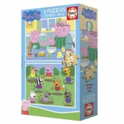 Puzzle Infantil Peppa Pig 25 Peças Brinquedos e Jogos - nacloset 2