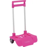 Carro Portamochilas Dobrável Safta Fúcsia 30 x 85 x 23 cm Jogos | Disfarces - nacloset