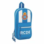Mochila com Estojo RCD Espanyol Azul Branco 12 x 23 x 5 cm (33 Peças) Estojos - nacloset