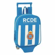 Mochila Escolar com Rodas 805 RCD Espanyol 611753280 Azul Branco Jogos | Disfarces - nacloset