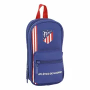 Mochila com Estojo Atlético Madrid In blue Azul Marinho 12 x 23 x 5 cm (33 Peças) Estojos - nacloset