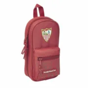 Mochila com Estojo Sevilla Fútbol Club Vermelho 12 x 23 x 5 cm Estojos - nacloset