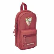 Mochila com Estojo Sevilla Fútbol Club SAF411956747 Vermelho 12 x 23 x 5 cm (33 Peças) Estojos - nacloset