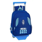 Mochila Escolar com Rodas 705 Real Zaragoza (27 x 10 x 67 cm) Jogos | Disfarces - nacloset