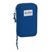 Estojo Duplo BlackFit8 M854 Azul escuro 12.5 x 19.5 x 4 cm (28 Peças) Estojo 2 Divisórias - nacloset