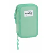 Estojo Duplo BlackFit8 M854 Turquesa 12.5 x 19.5 x 4 cm (28 Peças) Estojo 2 Divisórias - nacloset