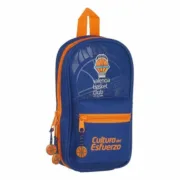 Mochila com Estojo Valencia Basket M847 Azul Laranja 12 x 23 x 5 cm Estojos - nacloset