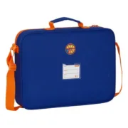 Pasta Escolar Valencia Basket Azul Laranja (38 x 28 x 6 cm) Jogos | Disfarces - nacloset 2