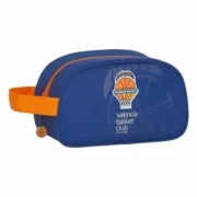Nécessaire Escolar Valencia Basket M248 Azul Laranja 26 x 15 x 12 cm Estojos - nacloset