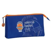 Estojo Valencia Basket M744 Azul Laranja (22 x 12 x 3 cm) Estojos - nacloset