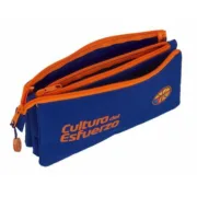 Estojo Valencia Basket M744 Azul Laranja (22 x 12 x 3 cm) Estojos - nacloset 2