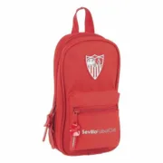 Mochila com Estojo Sevilla Fútbol Club M747 Vermelho 12 x 23 x 5 cm (33 Peças) Estojos - nacloset