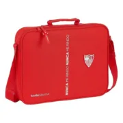 Pasta Escolar Sevilla Fútbol Club Vermelho (38 x 28 x 6 cm) Jogos | Disfarces - nacloset
