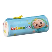 Bolsa Escolar Cilíndrica CoComelon Branco Multicolor (20 x 7 x 7 cm) Estojos - nacloset