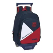 Mochila Escolar com Rodas F.C. Barcelona Corporativa Azul Grená (27 x 33 x 10 cm) Jogos | Disfarces - nacloset