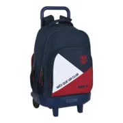 Mochila Escolar com Rodas F.C. Barcelona Corporativa Azul Grená (33 x 45 x 22 cm) Jogos | Disfarces - nacloset