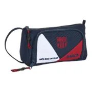 Bolsa Escolar F.C. Barcelona Corporativa Azul Grená 20 x 11 x 8.5 cm (32 Peças) Estojos - nacloset