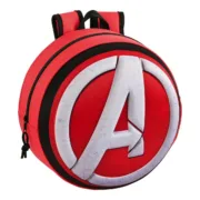 Mochila Escolar 3D The Avengers Vermelho Preto Branco (31 x 31 x 10 cm) Jogos | Disfarces - nacloset