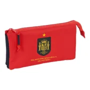 Bolsa Escolar RFEF Vermelho Azul (22 x 12 x 3 cm) Estojos - nacloset