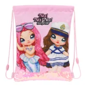 Mochila saco infantil Na!Na!Na! Surprise Sparkles Cor de Rosa 26 x 34 x 1 cm Jogos | Disfarces - nacloset