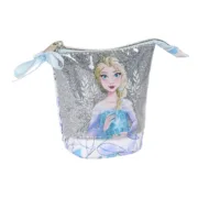 Bolsa Escolar Frozen Memories Azul Branco 8 x 19 x 6 cm Estojos - nacloset