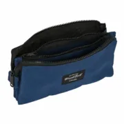 Estojo Triplo BlackFit8 Urban Preto Azul Marinho (22 x 12 x 3 cm) Estojo 3 Compartimentos - nacloset 2
