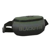 Bolsa de Cintura BlackFit8 Gradient Preto Verde militar 23 x 14 x 9 cm Acessórios de Moda - nacloset