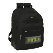Mochila Escolar Safta Surf Preto 32 x 42 x 15 cm Jogos | Disfarces - nacloset
