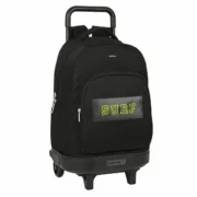 Mochila Escolar com Rodas Safta Surf Preto (33 x 45 x 22 cm) Jogos | Disfarces - nacloset