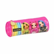 Bolsa Escolar Cilíndrica Rainbow High Fúcsia (20 x 7 x 7 cm) Estojos - nacloset