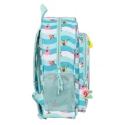 Mochila Escolar Spongebob Stay positive Azul Branco 32 x 38 x 12 cm Jogos | Disfarces - nacloset 2