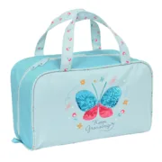Nécessaire Escolar BlackFit8 Mariposa Azul 31 x 14 x 19 cm Estojos - nacloset
