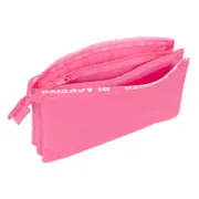 Estojo Triplo BlackFit8 Glow up Cor de Rosa (22 x 12 x 3 cm) Estojo 3 Compartimentos - nacloset 2