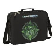 Pasta Escolar Transformers Preto 38 x 28 x 6 cm Jogos | Disfarces - nacloset