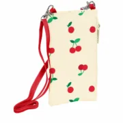 Porta-moedas Safta Cherry Bege Capa para Telemóvel Acessórios de Moda - nacloset 2