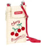 Porta-moedas Safta Cherry Bege Capa para Telemóvel Acessórios de Moda - nacloset