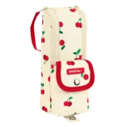 Bolsa Escolar Safta Cherry Bege (6 x 21 x 6 cm) Estojos - nacloset