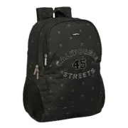 Mochila Escolar Safta California Preto 32 x 44 x 16 cm Jogos | Disfarces - nacloset