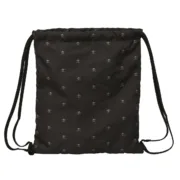 Saco Mochila com Cordas Safta California Preto 35 x 40 x 1 cm Jogos | Disfarces - nacloset 2