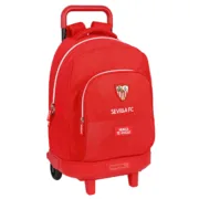 Mochila Escolar com Rodas Sevilla Fútbol Club Vermelho (33 x 45 x 22 cm) Jogos | Disfarces - nacloset