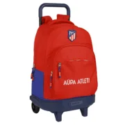 Mochila Escolar com Rodas Atlético Madrid Vermelho Azul Marinho (33 x 45 x 22 cm) Jogos | Disfarces - nacloset