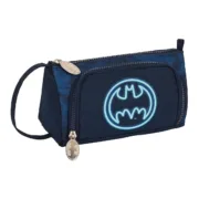 Estojo Escolar com Acessórios Batman Legendary Azul Marinho 20 x 11 x 8.5 cm (32 Peças) Estojos - nacloset