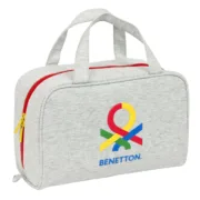 Nécessaire Escolar Benetton Pop Cinzento 31 x 14 x 19 cm Estojos - nacloset