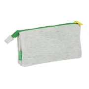 Estojo Triplo Benetton Pop Cinzento (22 x 12 x 3 cm) Estojo 3 Compartimentos - nacloset 2