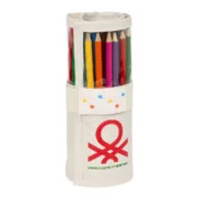 Estojo Escolar com Acessórios Benetton Topitos (27 Peças) (7 x 20 x 7 cm) Estojos - nacloset