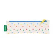 Bolsa Escolar Benetton Topitos Branco (20 x 6 x 1 cm) Estojos - nacloset 2