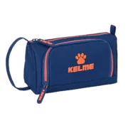 Bolsa Escolar Kelme Navy blue Laranja Azul Marinho 20 x 11 x 8.5 cm Estojos - nacloset