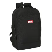 Mochila para Portátil e Tablet com Saída USB Marvel Preto Informática | Computadores - nacloset