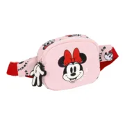 Bolsa de Cintura Minnie Mouse Me time 14 x 11 x 4 cm Cor de Rosa Acessórios de Moda - nacloset