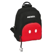 Mochila Casual Mickey Mouse Clubhouse Mickey mood Preto Vermelho 25 x 30 x 13 cm Acessórios de Moda - nacloset